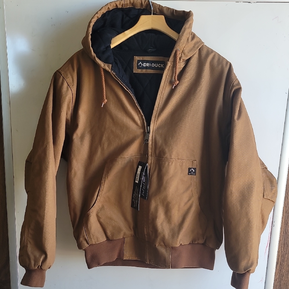 Men's Brown Hooded Jacket